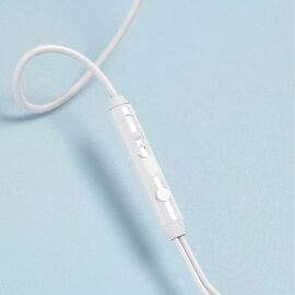 Dudao X3 in-ear headphones, wired, 3.5mm minijack - white