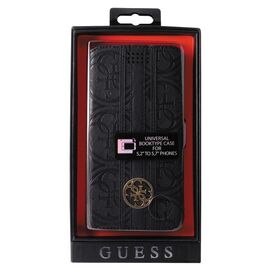 Guess 4G Heritage Book Universal XL case 5.2" - 5.7" - black