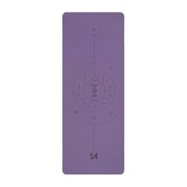 Wozinsky WNSP-NKP Exercise Mat 183 x 61 x 0.5 cm for yoga and gymnastics made of natural rubber - purple