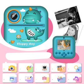 Wozinsky WDT-04 Thermal Printer Camera for Kids - Green