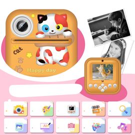 Wozinsky WDT-05 Thermal Printer Camera for Kids - Orange