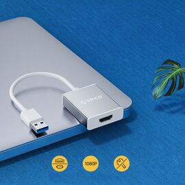 Orico UTH USB-A 3.0 to HDMI adapter - silver