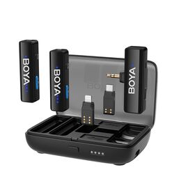 BOYA BOYALINK V2.0 Wireless Microphones 2.4GHZ USB-C - Black