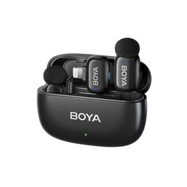 BOYA mini 2-01 wireless microphones 2.4GHz USB-C - black