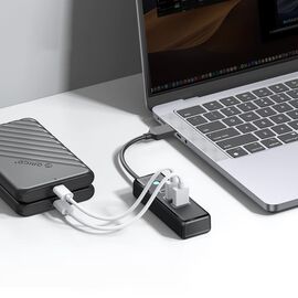 Orico PWC2U-U3 3-port USB hub 2x USB-A 3.0 1x USB-C 3.0 0.5 m - black
