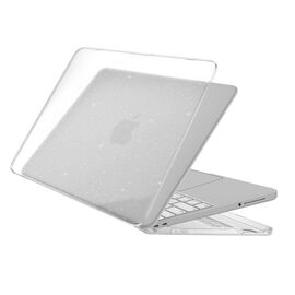 Tech-Protect SmartShell Case for MacBook Neo 13" 2026 - Clear-Glitter
