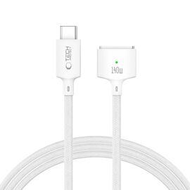 Tech-Protect MMC01 Ultraboost USB-C / USB-C MagSafe 3 140W 200cm Cable for MacBook - White