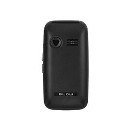 BLOW Black Phone for Seniors with a Flip Cover S24