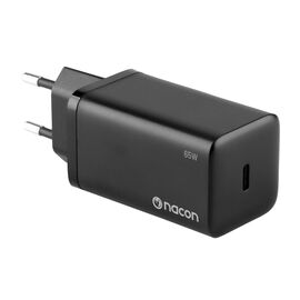 Nacon - 65W AC-adapter til Nintendo Switch II – 65W Ladeeffekt – Aftageligt 1,5 m USB-C Kabel (Sort) / Nintendo Switch 2