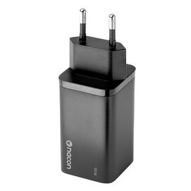 Nacon - 65W AC-adapter til Nintendo Switch II – 65W Ladeeffekt – Aftageligt 1,5 m USB-C Kabel (Sort) / Nintendo Switch 2