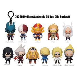 My Hero Academia 3D PVC Bag Clips Series 9 Blind Bag Display (24)