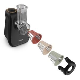 Tefal MB77EN electric grater/spiralizer Plastic Black