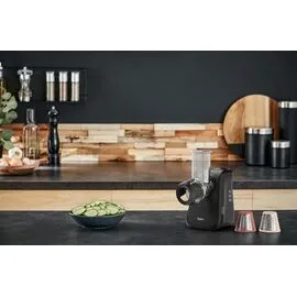 Tefal MB77EN electric grater/spiralizer Plastic Black