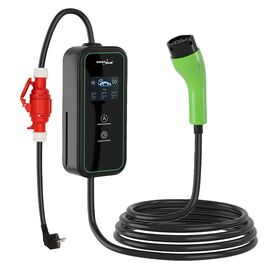 GreenBlue EV/PHEV Charger, portable, Type 2, cable length 6.8 m, IP65, 11 kW, 220–380 V AC 50/60 Hz, 16 A, 3-phase, GB1100