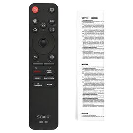 Savio RC-30 remote control IR/Bluetooth Press buttons