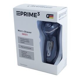 PRIME3 SRS11 men's shaver Rotation shaver Trimmer Black, Silver