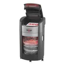 Rexel ShredMax AutoFeed+ 300X Paper Shredder, P4, 300 sheets, 25-litre waste bin