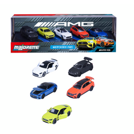 RIDE COOL - Mercedes-AMG - Pack of 5 Miniature Cars - 1:64