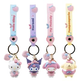 HELLO KITTY - Peach Series - Assortiment 12 Keychain 6-7cm