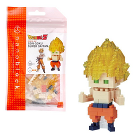 DRAGON BALL - Son Goku Super Saiyan - Figure Nanoblock 10cm