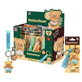 BUTTERBEAR - Everyday Series 1 - Assortiment 12 Porte-Clés 5cm