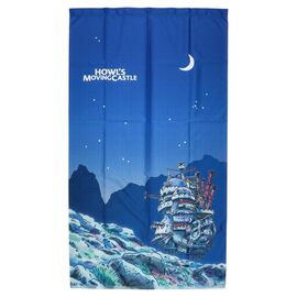Howl's Moving Castle Noren Curtains Moonlit night