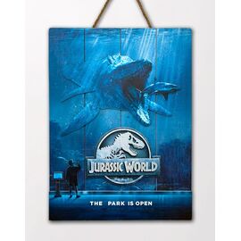 Jurassic World WoodArts 3D Wooden Wall Art Mossasaurus 30 x 40 cm