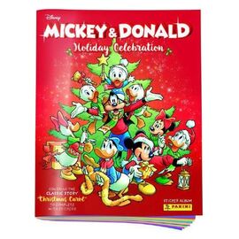Mickey & Donald Holiday Celebration Sticker & Trading Card Collection Album *German Version*