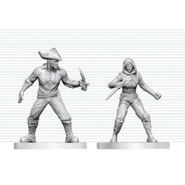 Dungeons & Dragons Nolzur's Marvelous Miniatures Unpainted Miniature Bandit & Pirate 14 cm