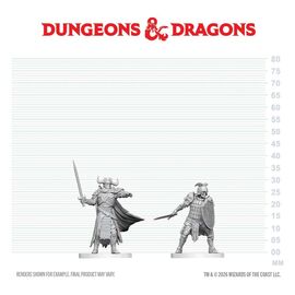 Dungeons & Dragons Nolzur's Marvelous Miniatures Unpainted Miniature Death Knight & Death Knight Aspirant 14 cm