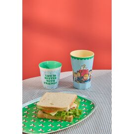 Rice - Melamine Cup with Snoopy Print - Soft Blue - Medium - 250 ml /