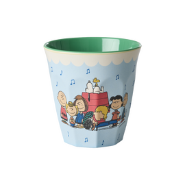 Rice - Melamine Cup with Snoopy Print - Soft Blue - Medium - 250 ml /
