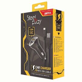 Steelplay Nintendo Switch Car Charger X2 USB Ports / Nintendo Switch - Nintendo Switch - Nintendo Switch - Accessories - Char...