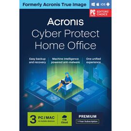 Acronis Cyber ​​Protect Home Office Premium for Windows & MAC + 1 TB cloud storage - 3 Users - 1 Year -  Multilingual - Ηλεκτρονική Άδεια | Techbox