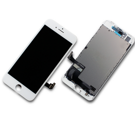 For iPhone/iPad (P3-AP80001W5) In-Cell LCD Touchscreen - White, (In-Cell), for model iPhone 8 - LED Screens - Smartphone LCD - Techbox