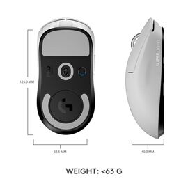 Logitech - PRO X SUPERLIGHT Wireless Gaming Mouse - WHITE / Computers - Mice - Keyboards & Mice - Techbox