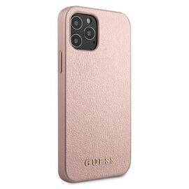 Guess GUHCP12LIGLRG iPhone 12 Pro Max 6,7" r&Atilde;&sup3;&Aring;&frac14;owo-z&Aring;&sbquo;oty/rose gold hardcase Iridescent - Apple Cases - Cases - Techbox