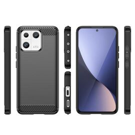 Carbon Case case for Xiaomi 13 flexible silicone carbon cover black - Xiaomi Cases - Cases - Techbox