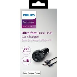 Philips USB car charger DLP2357V/10 | Techbox