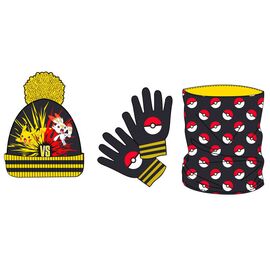 Pokemon snood, hat and gloves set - FASHION AND ACCESSORIES|SET OF WINTER