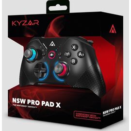 Kyzar Switch PRO Controller - Black / Nintendo Switch | Techbox