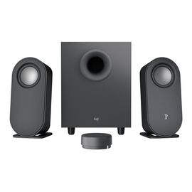 Logitech - Z407 Computer Speakers with Subwoofer and Bluetooth Connection - Graphite / Computers | Techbox