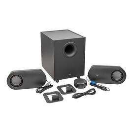 Logitech - Z407 Computer Speakers with Subwoofer and Bluetooth Connection - Graphite / Computers | Techbox