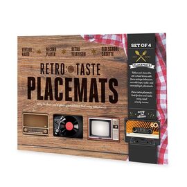 Retro Placemats - Set of 4 (03777) / Gadgets - Αταξινόμητα -  - Techbox