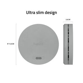 Hombli - Smart Smoke Detector Grey / Electronics
