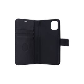 Radicover - Radiationprotected Mobilewallet Leather iPhone 12 5,4 2in1 Magnetcover - Black - Apple Cases - Cases - Techbox