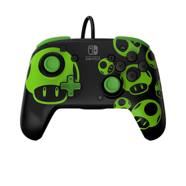 PDP Rematch Wired controller - 1Up Glow In The Dark / Nintendo Switch | Techbox