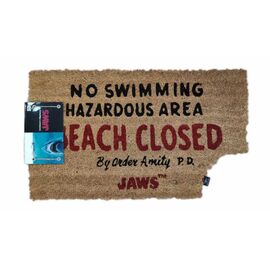 JAWS - Beach Closed - Doormat '60x40x2cm' - Merchandise Doormats - Various - Techbox