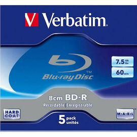 Verbatim Εγγράψιμα BD-R 2x 7.5GB 5τμχ | Techbox