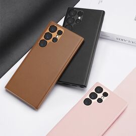 Dux Ducis Grit case for Samsung Galaxy S23 Ultra elegant cover made of artificial leather MagSafe pink - Samsung Cases - Cases - Techbox